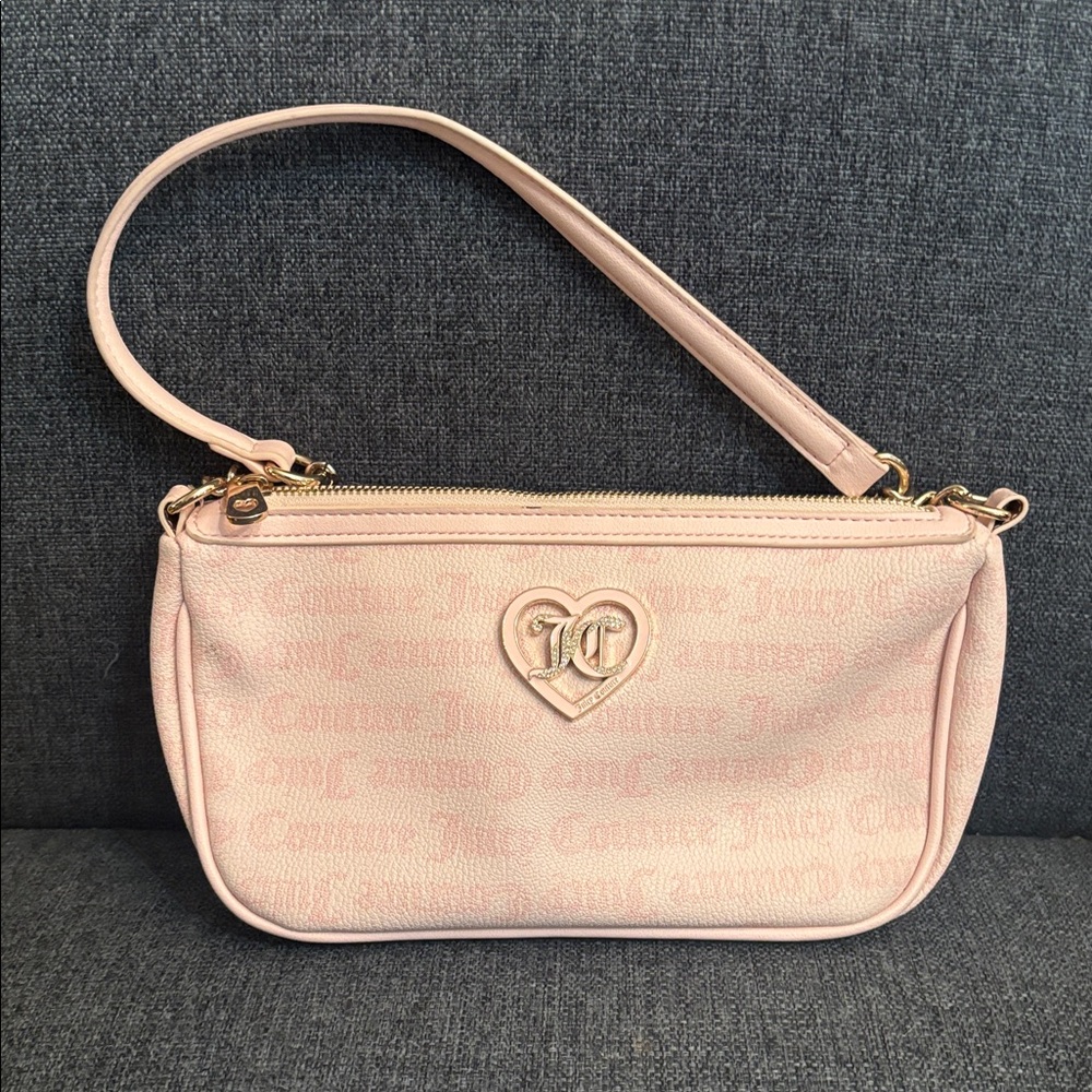 Juicy Couture | Pink Logo Y2K Shoulder Bag